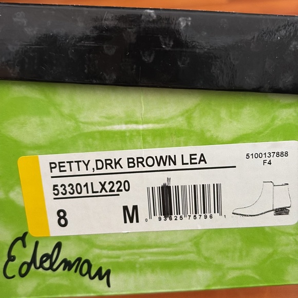 Sam Edelman Petty Chelsea Booties in Dark Brown - Picture 7 of 7